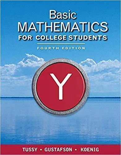 Basic Mathematics For College Students 4Th Edition
