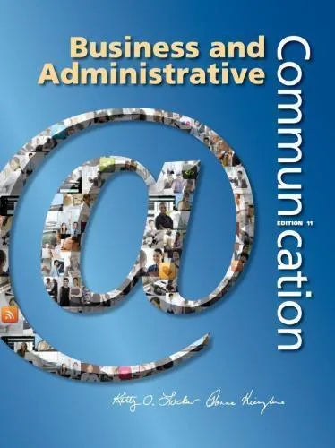 Business And Administrative Communication 11Th Edition