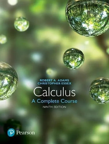 Calculus A Complete Course 9Th Edition