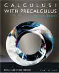 Calculus I With Precalculus A One Year Course 3Rd Edition