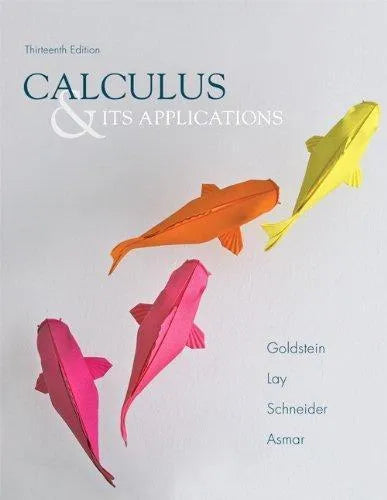Calculus Its Applications 13Th Edition