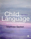 Child Language Acquisition And Development 2Nd Edition