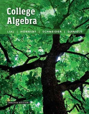 College Algebra 12Th Edition