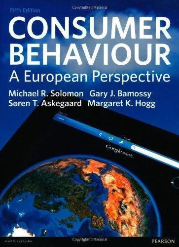 Consumer Behaviour A European Perspective 5th Edition