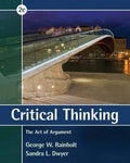 Critical Thinking The Art Of Argument