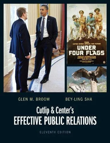 Cutlip And Centers Effective Public Relations 11Th Edition