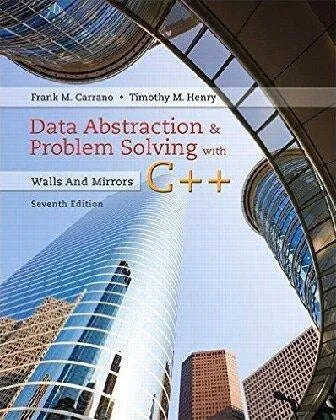 Data Abstraction Problem Solving With C Walls And Mirrors 7Th Edition