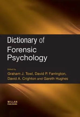 Dictionary Of Forensic Psychology