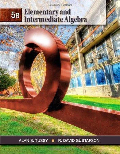 Elementary And Intermediate Algebra 5Th Edition