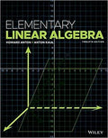 Elementary Linear Algebra 12Th Edition
