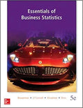 Essentials Of Business Statistics 5Th Edition