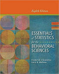 Essentials Of Statistics For The Behavioral Sciences 8Th Edition