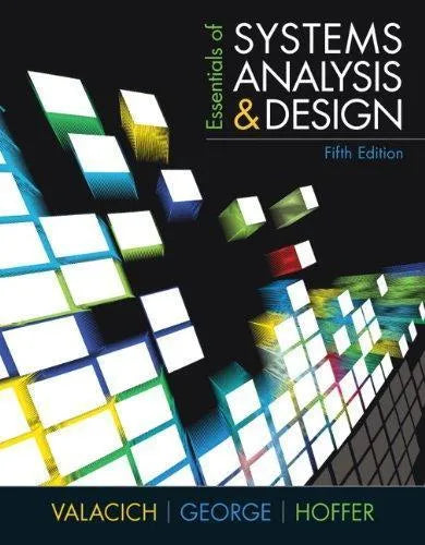 Essentials Of Systems Analysis And Design 5Th Edition