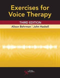 Exercises For Voice Therapy 3Rd Edition