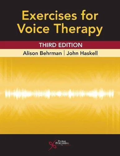 Exercises For Voice Therapy 3Rd Edition