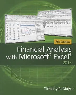 Financial Analysis With Microsoft Excel 7Th Edition