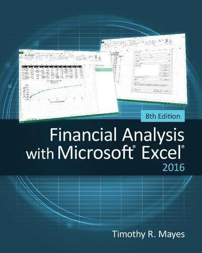 Financial Analysis With Microsoft Excel 8Th Edition