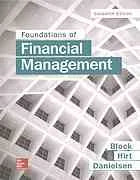 Foundations Of Financial Management 16Th Edition
