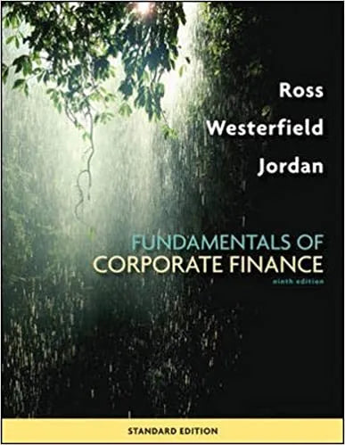 Fundamentals Of Corporate Finance Standard 9Th Edition