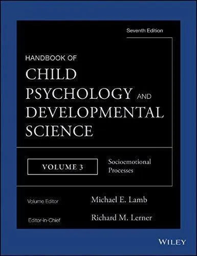 Handbook Of Child Psychology And Developmental Science Vol 3 Socioemotional Processes