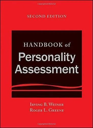 Handbook Of Personality Assessment 2Nd Edition