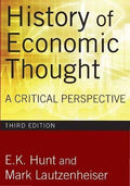 History Of Economic Thought A Critical Perspective 3Rd Edition