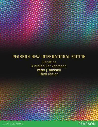 Igenetics A Molecular Approach 3Rd Edition