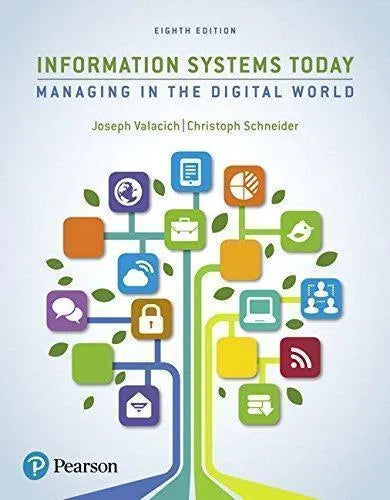 Information Systems Today Managing The Digital World 8Th Edition