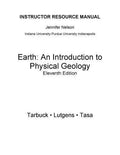 Instructors Manual To Earth_An Introduction To Physical Geology 11Th Edition