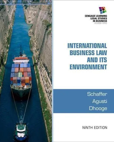 International Business Law And Its Environment 9Th Edition