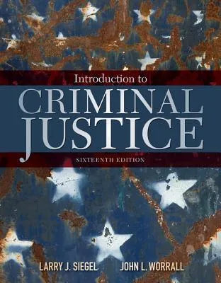 Introduction To Criminal Justice 16Th Edition