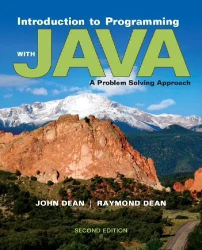 Introduction To Programming With Java A Problem Solving Approach 2Nd Edition