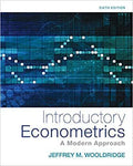 Introductory Econometrics A Modern Approach 6Th Edition