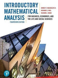 Introductory Mathematical Analysis For Business Economics And The Life And Social Sciences