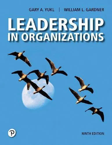 Leadership In Organizations 9th Edition