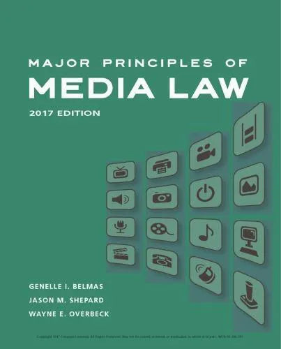 Major Principles Of Media Law 2017