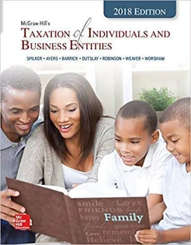 Mcgraw Hills Taxation Of Individuals And Business Entities 2018