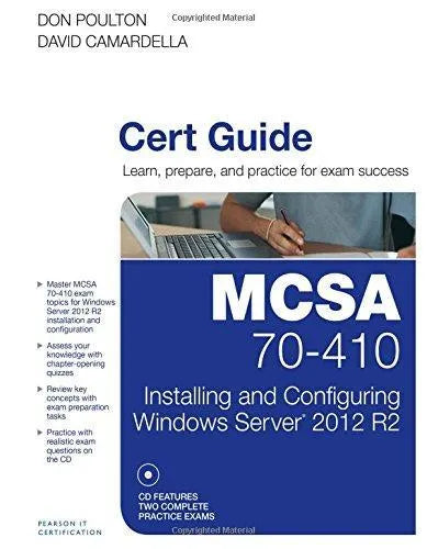 Mcsa 70 410 Cert Guide R2 Installing And Configuring Windows Server 2012