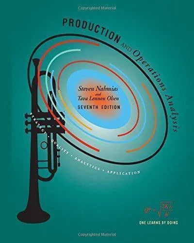 Production And Operations Analysis