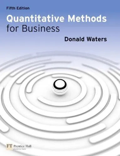 Quantitative Methods For Business 5Th Edition