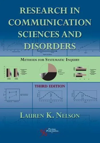 Research In Communication Sciences And Disorders Methods For Systematic Inquiry