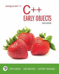 Starting Out With C Early Objects 10Th Edition