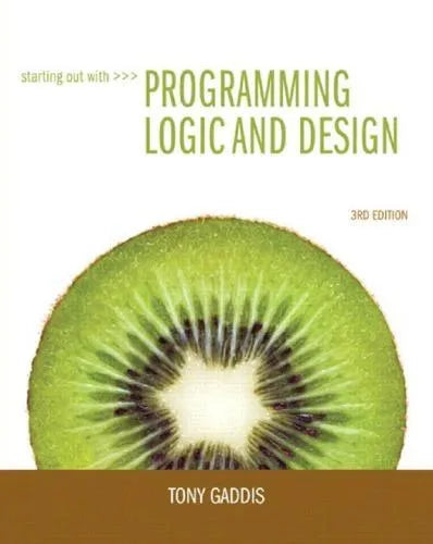 Starting Out With Programming Logic And Design 3Rd Edition