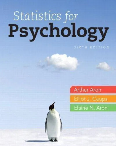 Statistics For Psychology 6Th Edition