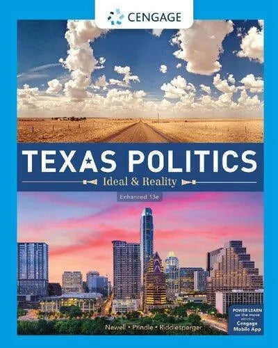 Texas Politics Ideal And Reality 13Th Edition