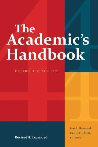 The Academic S Handbook 4Th Edition