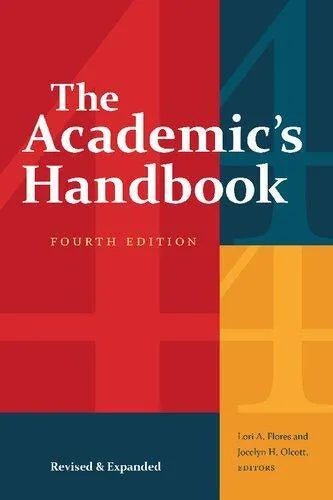 The Academics Handbook Fourth Revised Expanded 4Th Edition