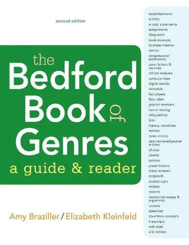 The Bedford Book Of Genres A Guide And Reader 2Nd Edition
