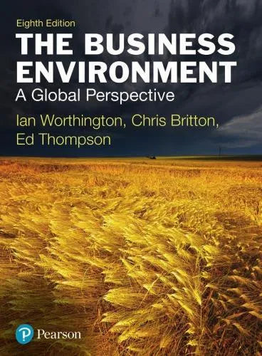 The Business Environment 8Th Edition