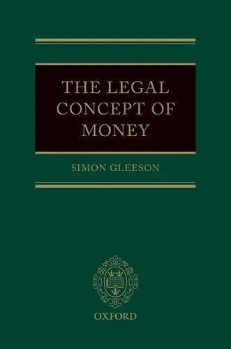 The Legal Concept Of Money